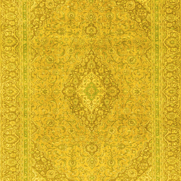 Abstract Yellow Modern Rug, abs2811yw