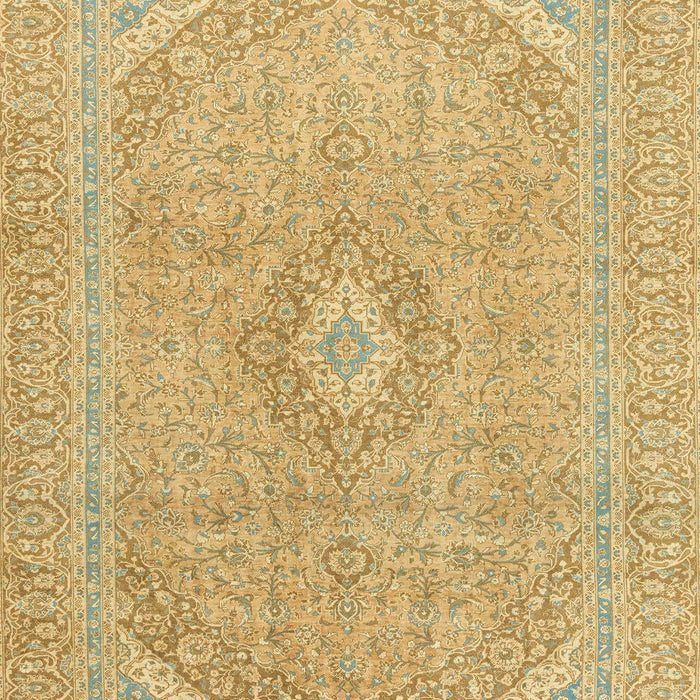 Machine Washable Abstract Chrome Gold Yellow Rug, wshabs2811