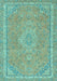 Machine Washable Abstract Light Blue Modern Rug, wshabs2812lblu