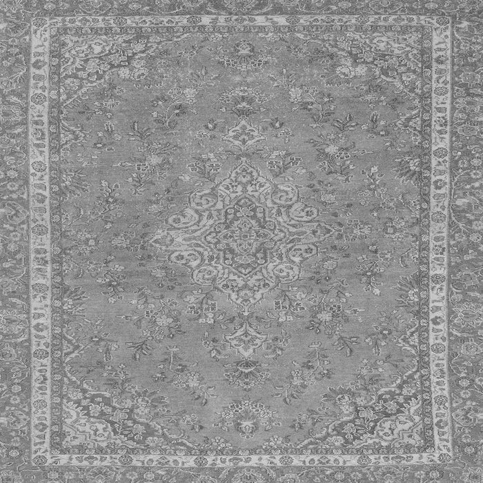 Square Machine Washable Abstract Gray Modern Rug, wshabs2812gry