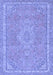 Machine Washable Abstract Blue Modern Rug, wshabs2812blu