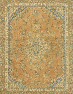 Abstract Cinnamon Brown Modern Rug, abs2812