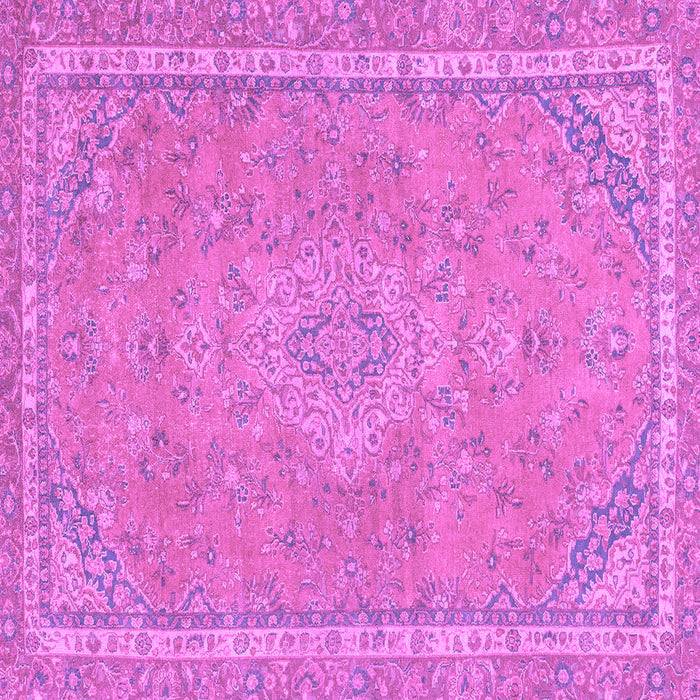 Square Machine Washable Abstract Purple Modern Area Rugs, wshabs2812pur