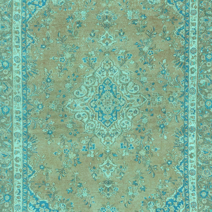 Abstract Light Blue Modern Rug, abs2812lblu