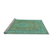 Sideview of Machine Washable Abstract Light Blue Modern Rug, wshabs2812lblu