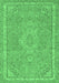 Machine Washable Abstract Emerald Green Modern Area Rugs, wshabs2812emgrn