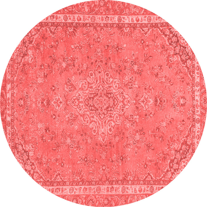 Machine Washable Abstract Red Modern Rug, wshabs2812red