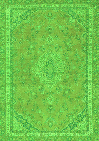 Abstract Green Modern Rug, abs2812grn