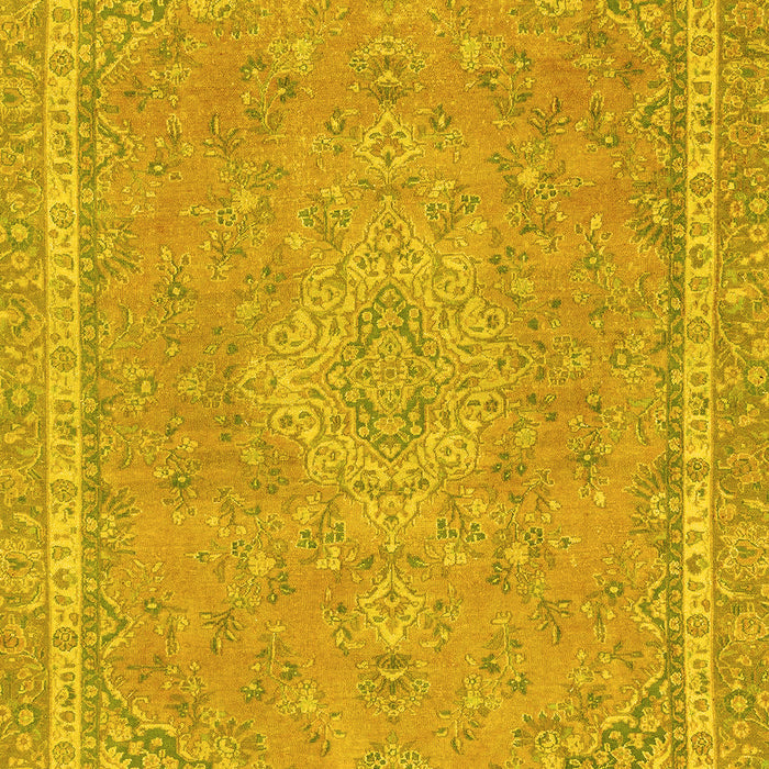 Abstract Yellow Modern Rug, abs2812yw