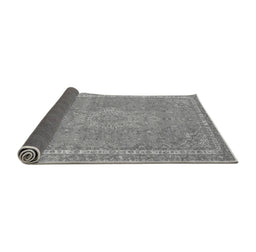 Sideview of Abstract Gray Modern Rug, abs2812gry