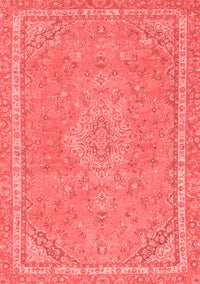 Abstract Red Modern Rug, abs2812red