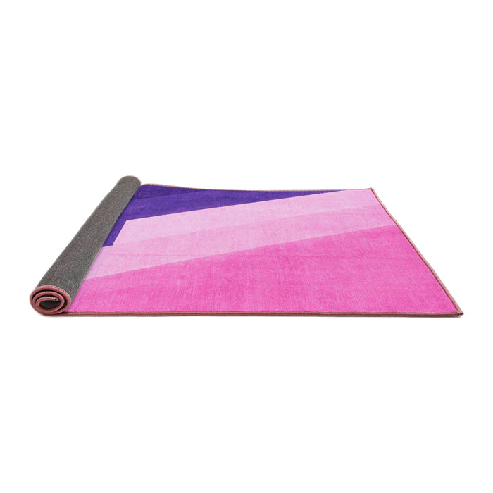 Sideview of Abstract Pink Modern Rug, abs2813pnk