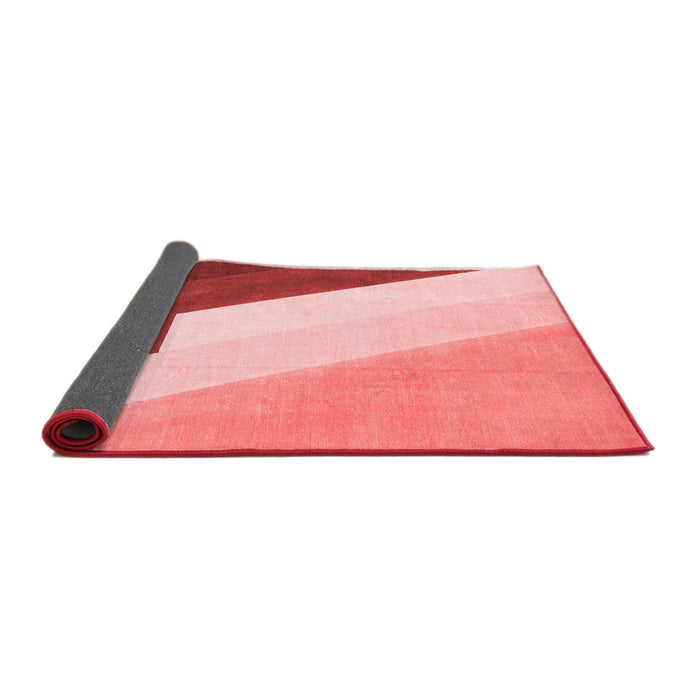 Abstract Red Modern Area Rugs