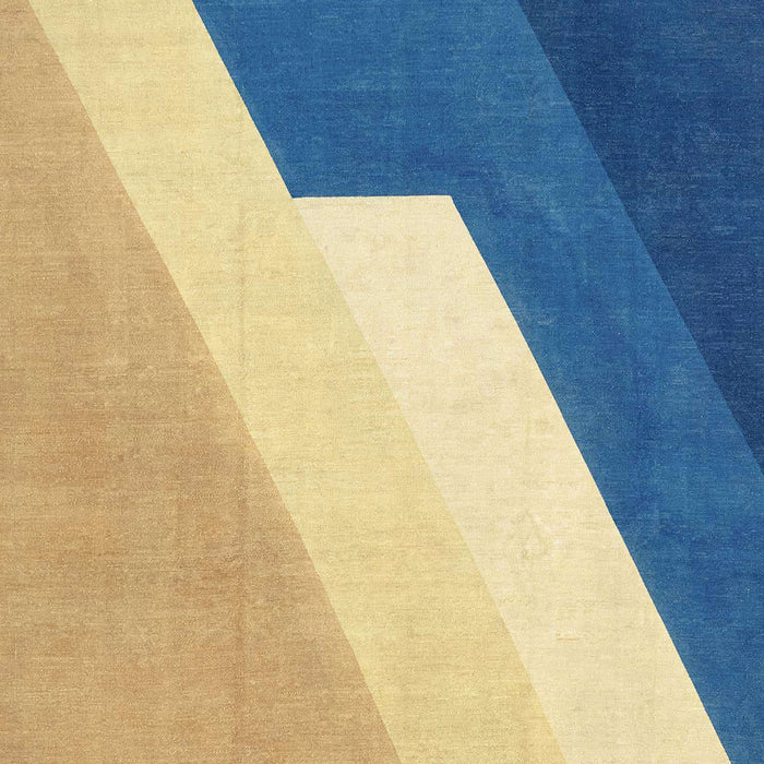 Machine Washable Abstract Steel Blue Rug, wshabs2813