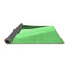 Sideview of Abstract Emerald Green Modern Rug, abs2813emgrn