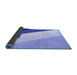 Sideview of Abstract Blue Modern Rug, abs2813blu