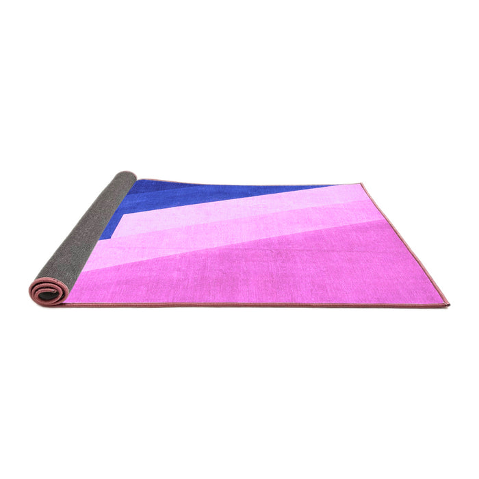 Sideview of Abstract Purple Modern Rug, abs2813pur