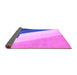 Sideview of Abstract Purple Modern Rug, abs2813pur