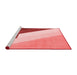 Modern Red Washable Rugs