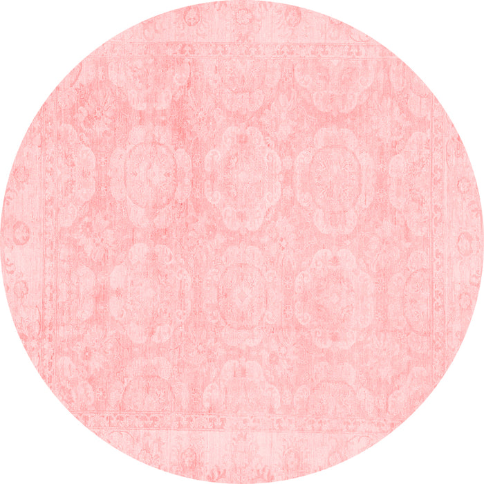 Machine Washable Oriental Red Traditional Rug, wshabs2814red