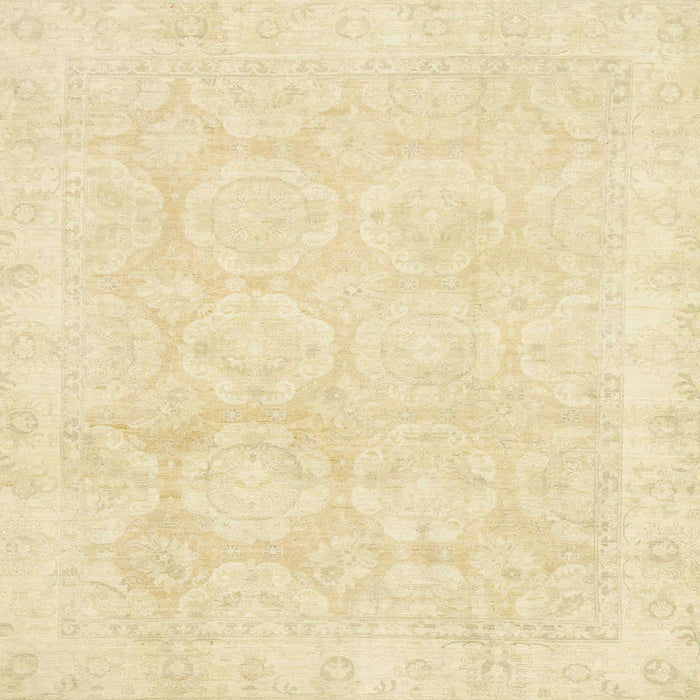 Square Machine Washable Abstract Sun Yellow Rug, wshabs2814