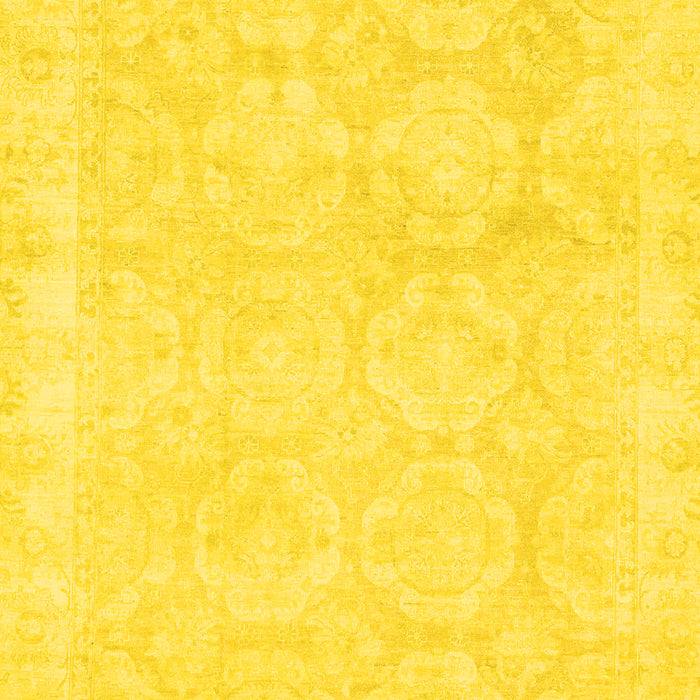 Oriental Yellow Traditional Rug, abs2814yw