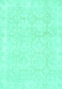 Oriental Turquoise Traditional Rug, abs2814turq