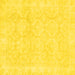 Square Machine Washable Oriental Yellow Traditional Rug, wshabs2814yw