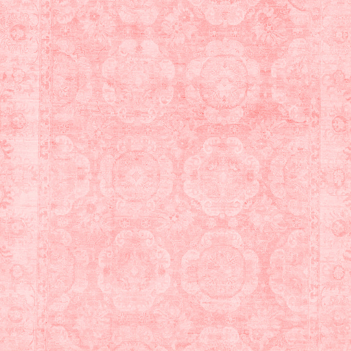 Machine Washable Oriental Red Traditional Rug, wshabs2814red