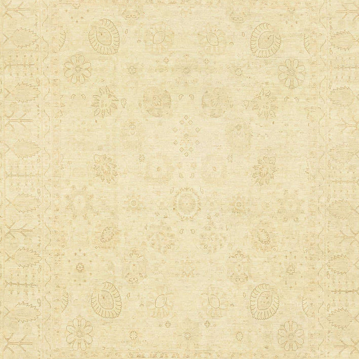 Machine Washable Abstract Sun Yellow Rug, wshabs2815