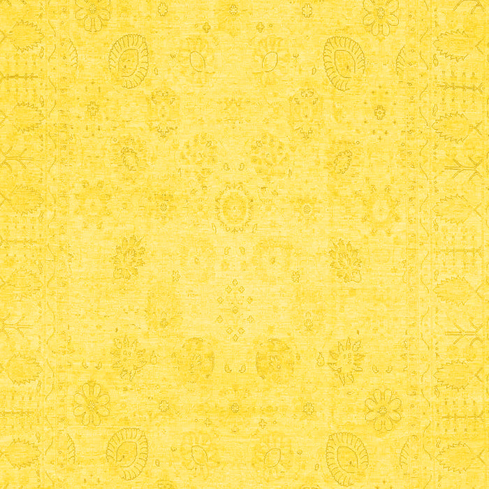 Oriental Yellow Traditional Rug, abs2815yw