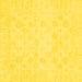 Square Oriental Yellow Traditional Rug, abs2815yw