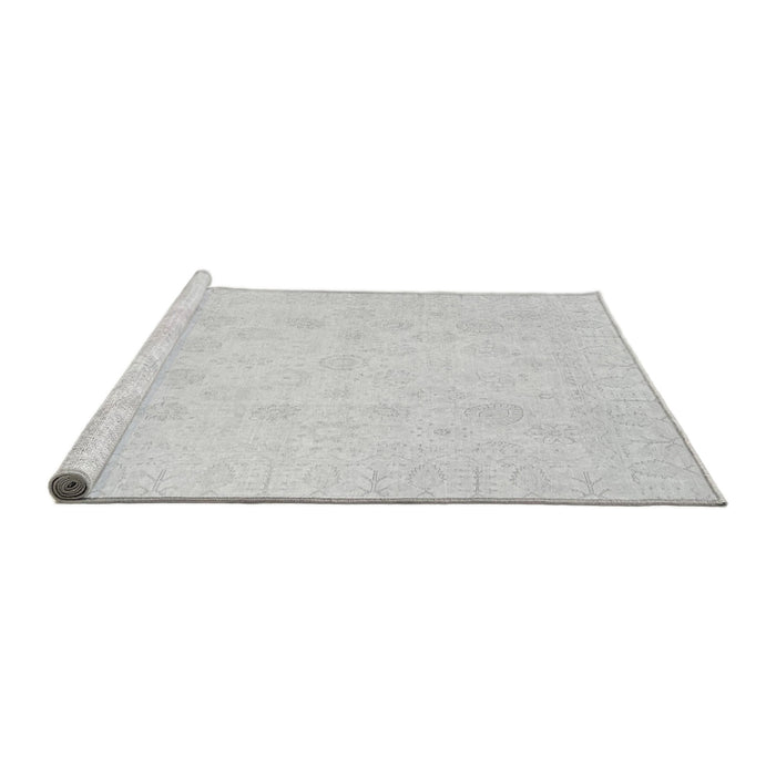 Sideview of Machine Washable Oriental Gray Traditional Rug, wshabs2815gry