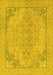 Abstract Yellow Modern Rug, abs2816yw