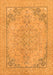 Abstract Orange Modern Rug, abs2816org