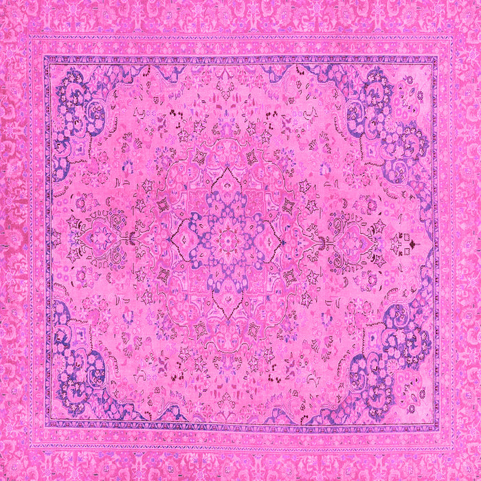 Square Abstract Pink Modern Rug, abs2816pnk