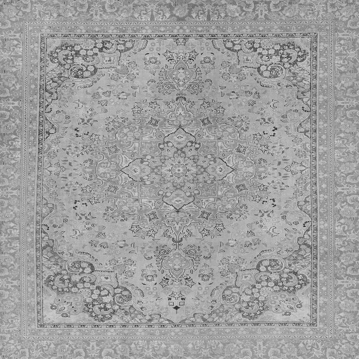 Square Machine Washable Abstract Gray Modern Rug, wshabs2816gry