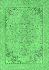 Abstract Emerald Green Modern Rug, abs2816emgrn