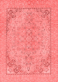 Abstract Red Modern Rug, abs2816red