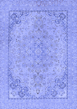 Abstract Blue Modern Rug, abs2816blu