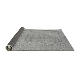 Sideview of Abstract Gray Modern Rug, abs2816gry