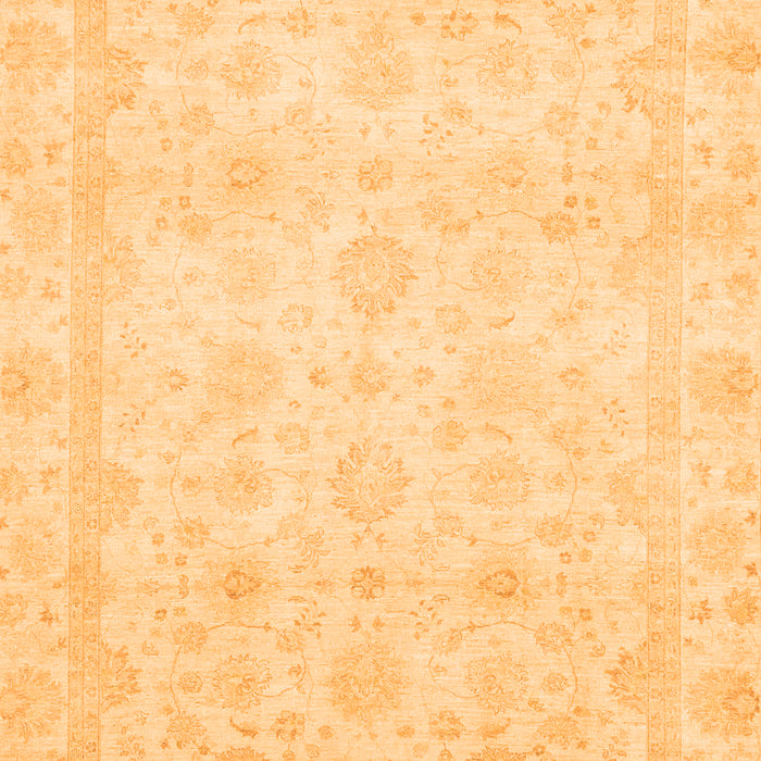 Abstract Orange Modern Rug, abs2817org