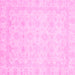 Square Abstract Pink Modern Rug, abs2817pnk