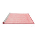 Modern Red Washable Rugs