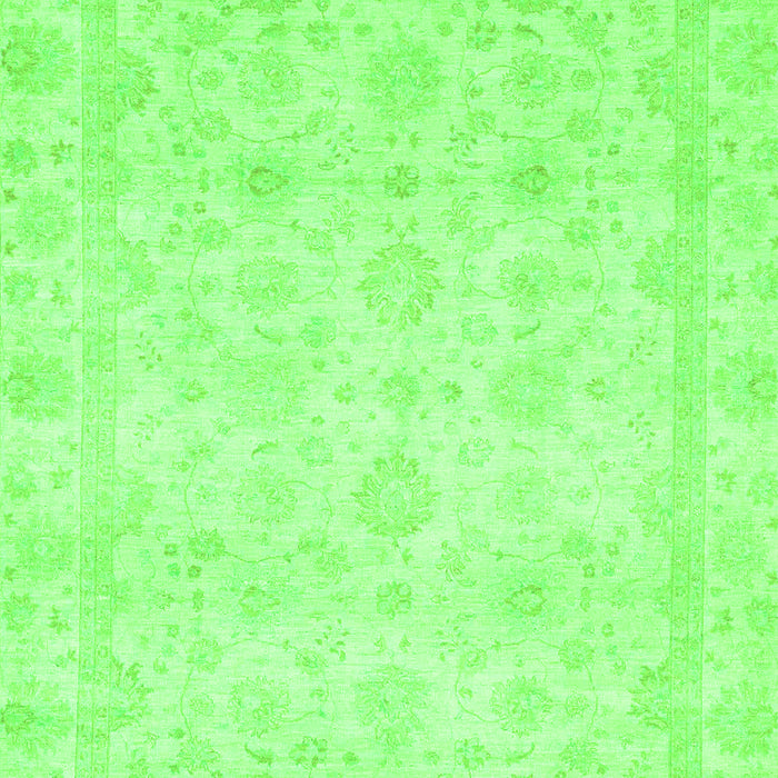Machine Washable Abstract Green Modern Area Rugs, wshabs2817grn
