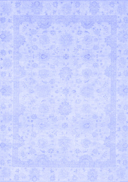 Abstract Blue Modern Rug, abs2817blu