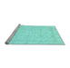 Sideview of Machine Washable Abstract Light Blue Modern Rug, wshabs2817lblu