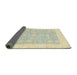 Sideview of Abstract Sage Green Oriental Rug, abs2818