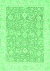 Oriental Emerald Green Traditional Rug, abs2818emgrn