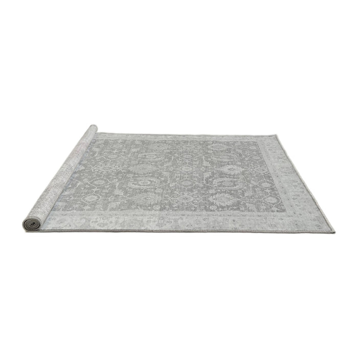 Sideview of Machine Washable Oriental Gray Traditional Rug, wshabs2818gry